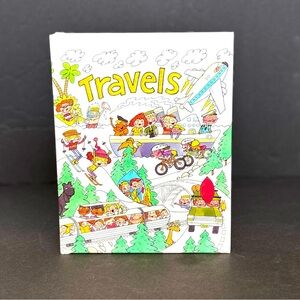 Hallmark Travels Stationary Notepad Book Travel Journal Blank Lined Hardback